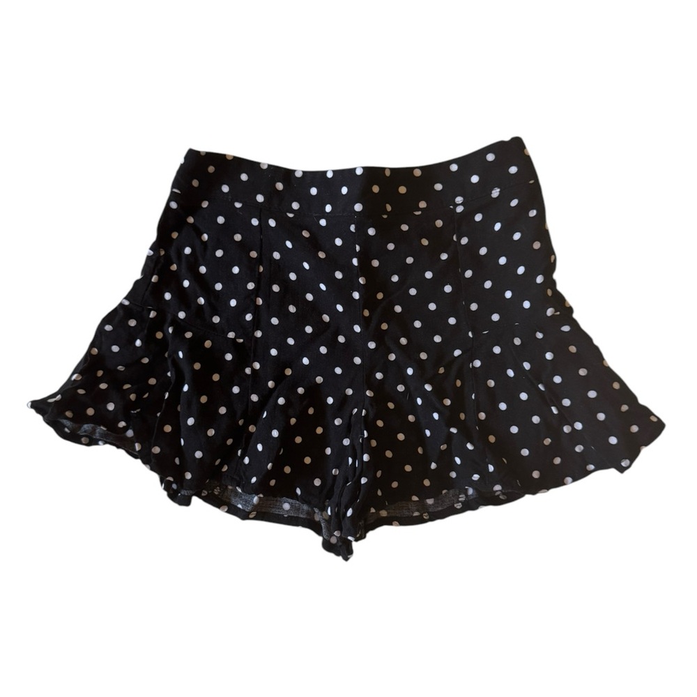 Hartstrings Black Polka Dot Skort size 6